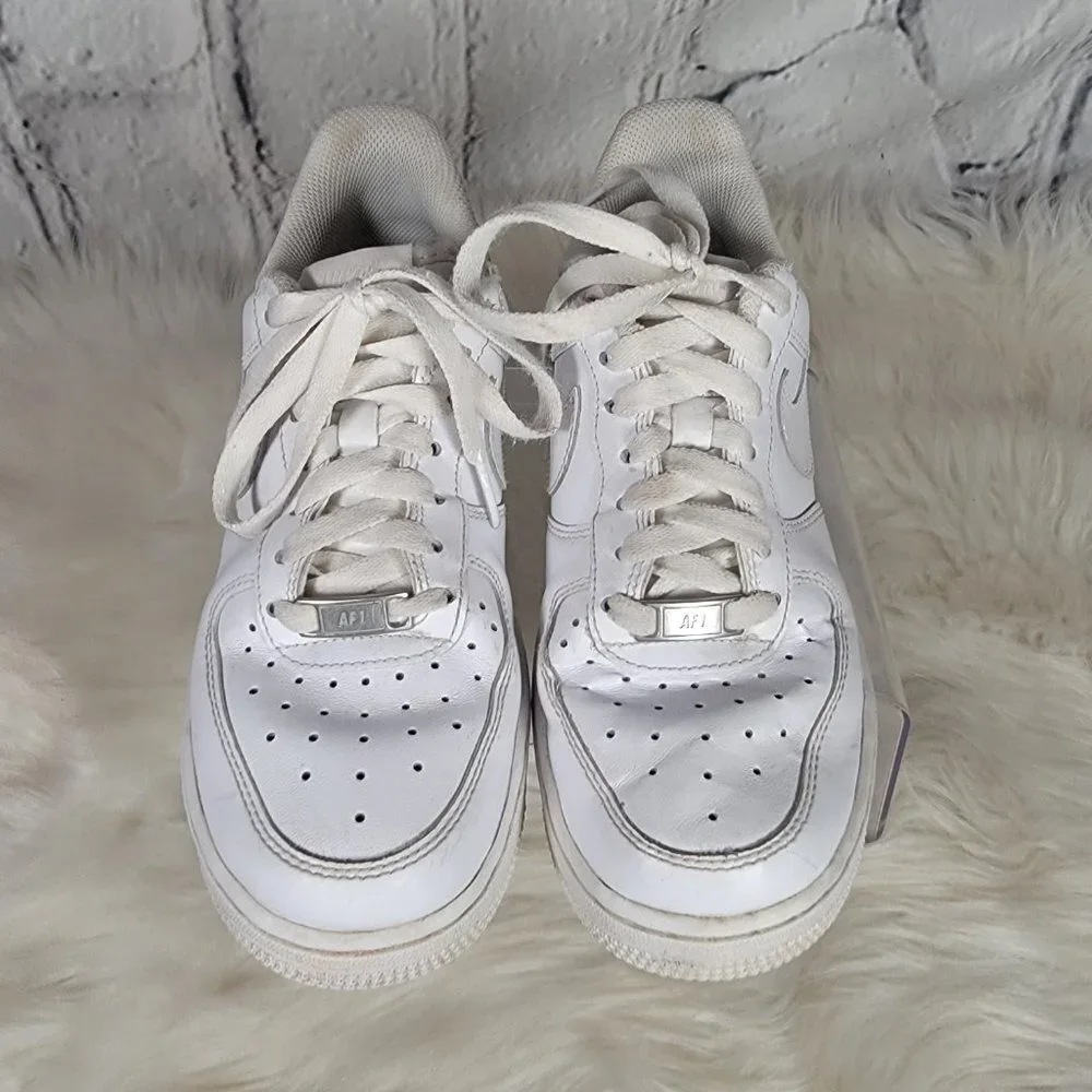 Nike‎ Af1 Air Force 1 Low Top White Sneakers